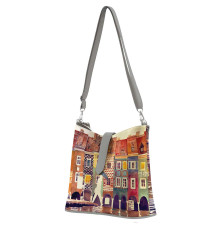 Сумка на плечо BG12 «The city watercolor»