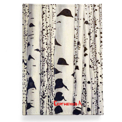 Обложка для паспорта, PAS2 «Березы»