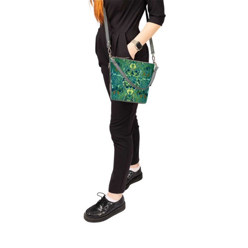 Сумка кросс-боди BAG8 «Мозаичные цветы»