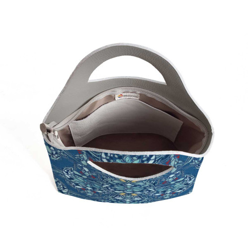 Сумка тоут BAG4 «Мозаика голубая»