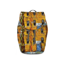 Рюкзак BKP5 «Дерево и желтый домик ранней весной»