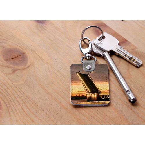 Брелок (Прямоугольный ) TRI1 «Мосты-2»