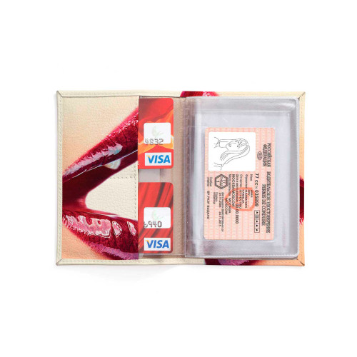 Обложка для автодокументов, AUT2 «Губы»