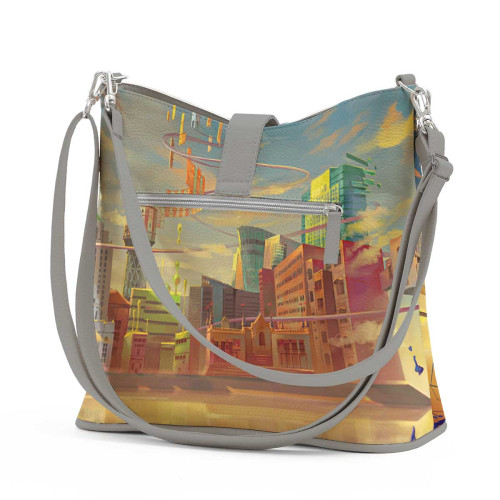 Сумка на плечо BG12 «Мальчик и велосипед»