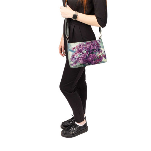 Сумка шолдер, BAG3 «Хризантемки»