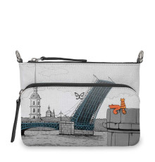 Сумка кросс-боди, BG97 «Мосты на белом»