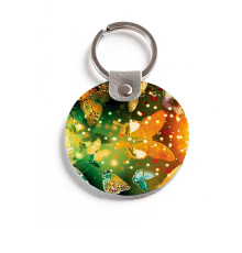 Брелок (Круглый) TRI4 «Бабочки 4»