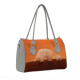 Сумка на руку BG13 «Слоны оранжевые»
