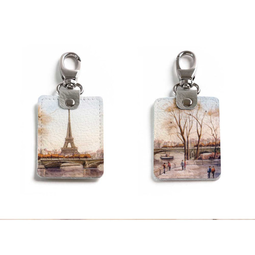 Брелок (Прямоугольный ) TRI1 «Paris»