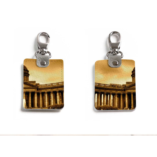 Брелок (Прямоугольный ) TRI1 «Казанский Собор»