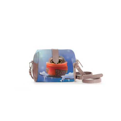 Сумка кросс-боди BAG6 «Owl in scarf»