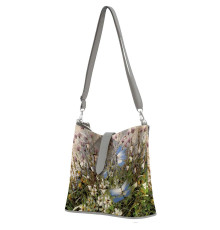 Сумка на плечо BG12 «Бабочки над цветами и травами»
