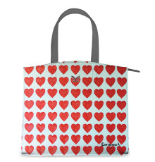 Сумка на руку, BG91 «Сердечки»