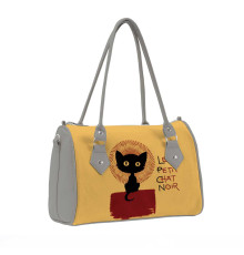 Сумка на руку BG13 «Small black cat»