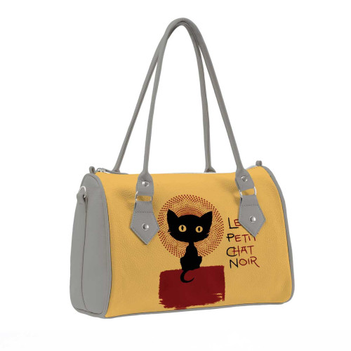 Сумка на руку BG13 «Small black cat»