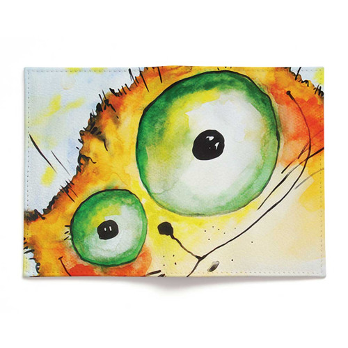 Обложка для паспорта, PAS2 «Crazy cat»