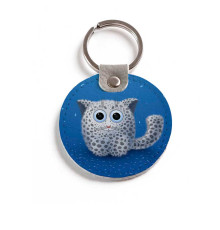 Брелок (Круглый) TRI4 «Snow leopard»