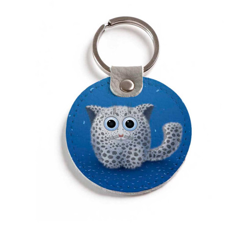 Брелок (Круглый) TRI4 «Snow leopard»