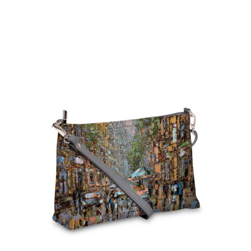 Сумка шолдер, BAG3 «Летний день на петербургской улице»