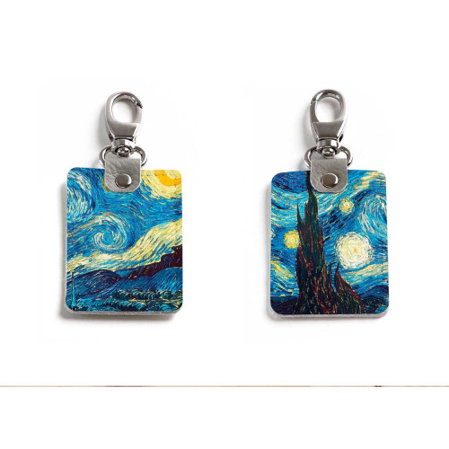 Брелок (Прямоугольный ) TRI1 «Vincent van Gogh Starry night»