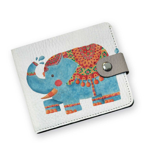 Кошелек мини PRS8 «Blue elephant»