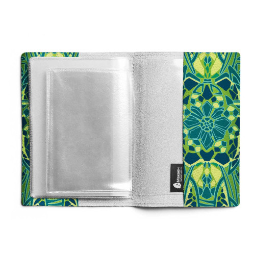 Обложка для автодокументов, AUT1 «Мозаичные цветы»