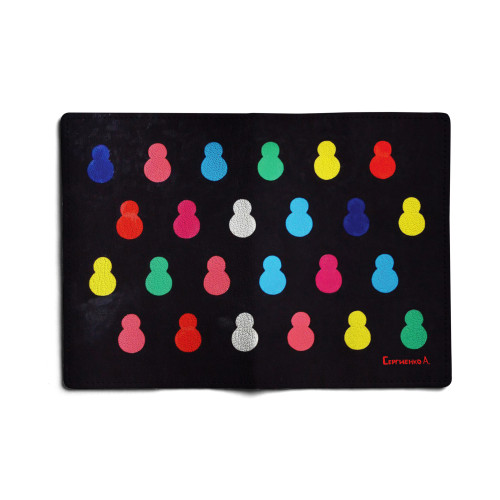 Обложка для автодокументов, AUT1 «Черные матрешки»