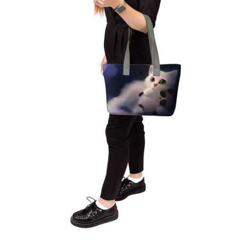 Сумка тоут, BAG2 «Cat & Panda»