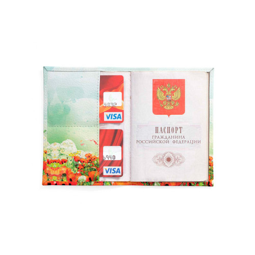 Обложка для автодокументов, AUT2 «Маки»