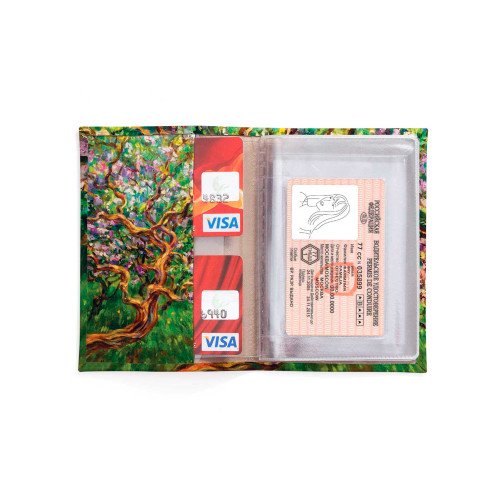 Обложка для автодокументов, AUT2 «Сирень»