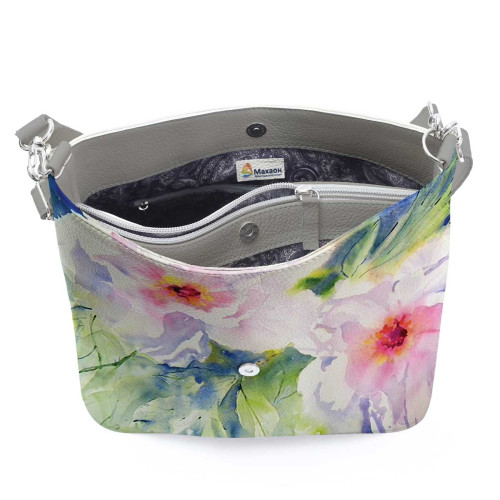 Сумка на плечо BG12 «Two peonies»