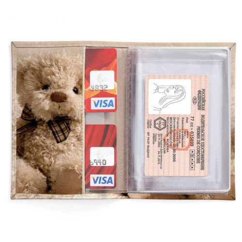 Обложка для автодокументов, AUT2 «Медведь»