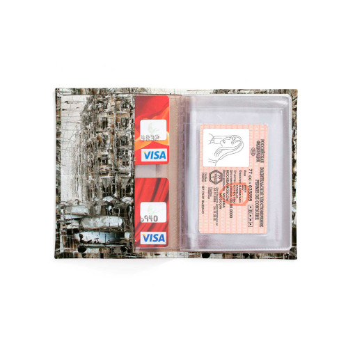 Обложка для автодокументов, AUT2 «Городские дожди 2»