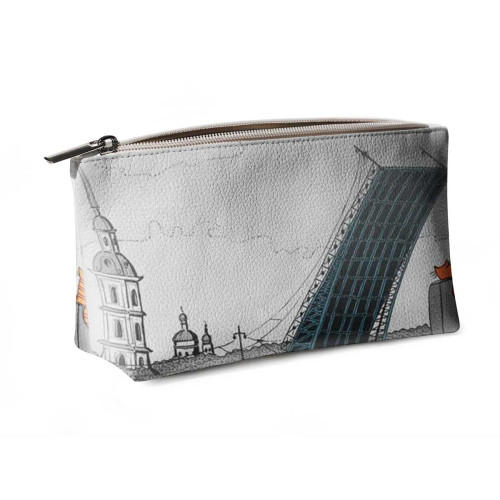 Косметичка big KOS2 «Мосты на белом»