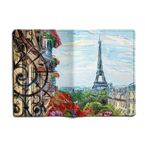 Обложка для паспорта, PAS1 «Eiffel tower»