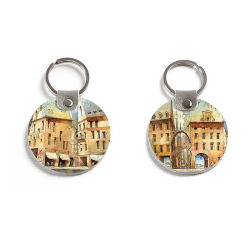 Брелок (Круглый) TRI4 «Tytus brzozowski city»