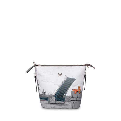 Сумка кросс-боди BAG8 «Мосты на белом»