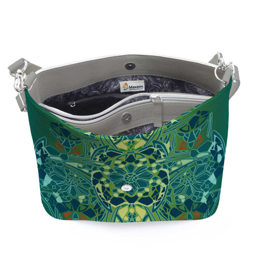 Сумка на плечо BG12 «Мозаичные цветы»