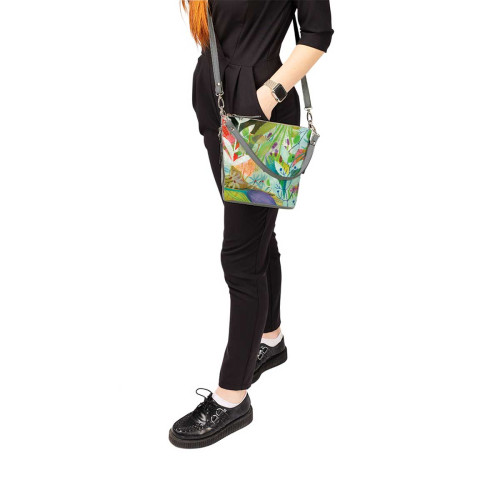 Сумка кросс-боди BAG8 «Flower»