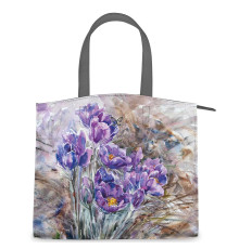 Сумка на руку, BG91 «На опушке расцвела сон-трава»