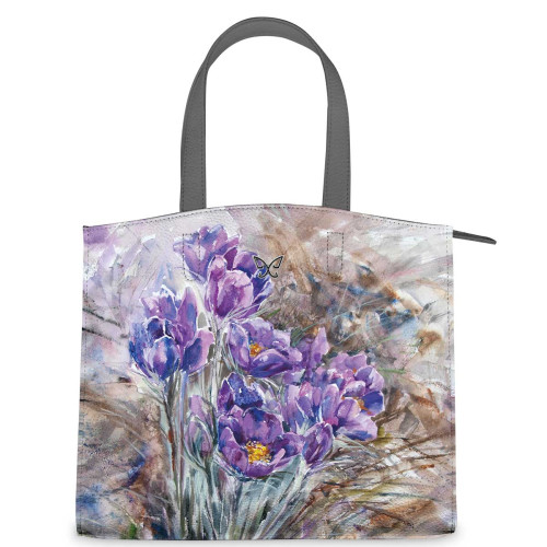 Сумка на руку, BG91 «На опушке расцвела сон-трава»