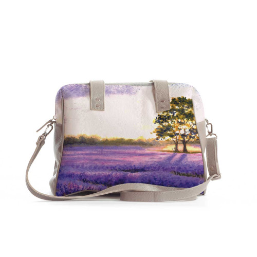 Сумка на плечо BAG5 «Лавандовые поля Франции»