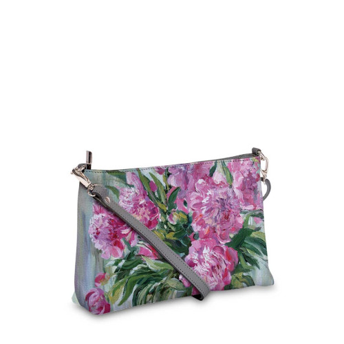 Сумка шолдер, BAG3 «Пионы 2»