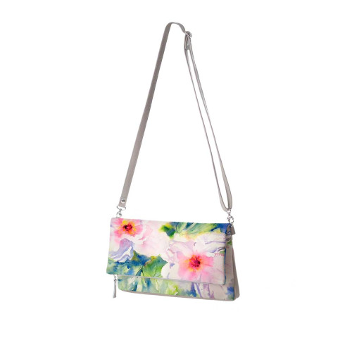 Клатч, кросс-боди KHL3 «Two peonies»