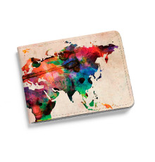 Кошелек мини, PRS2 «World map»