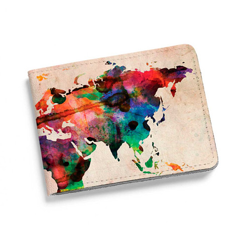 Кошелек мини, PRS2 «World map»