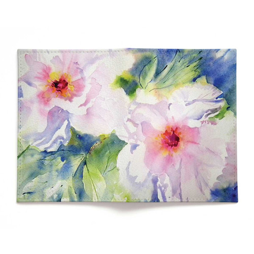 Обложка для автодокументов, AUT2 «Two peonies»