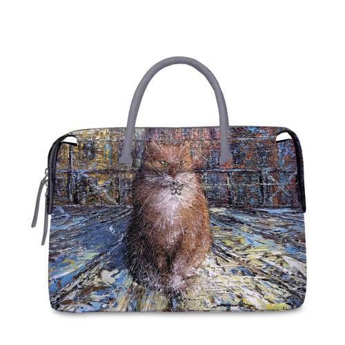 Сумка на руку, BA01 «Рыжий кот»