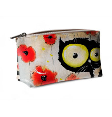 Косметичка big KOS2 «Flower cat»