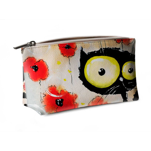 Косметичка big KOS2 «Flower cat»